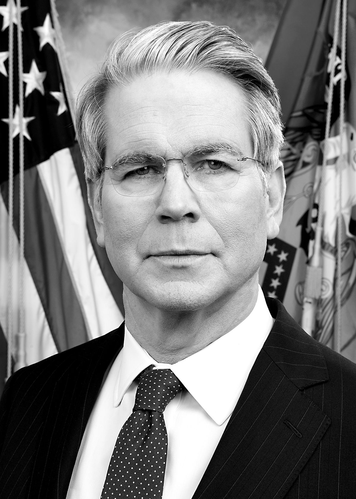 Official portrait of Treasury Secretary Scott Bessent