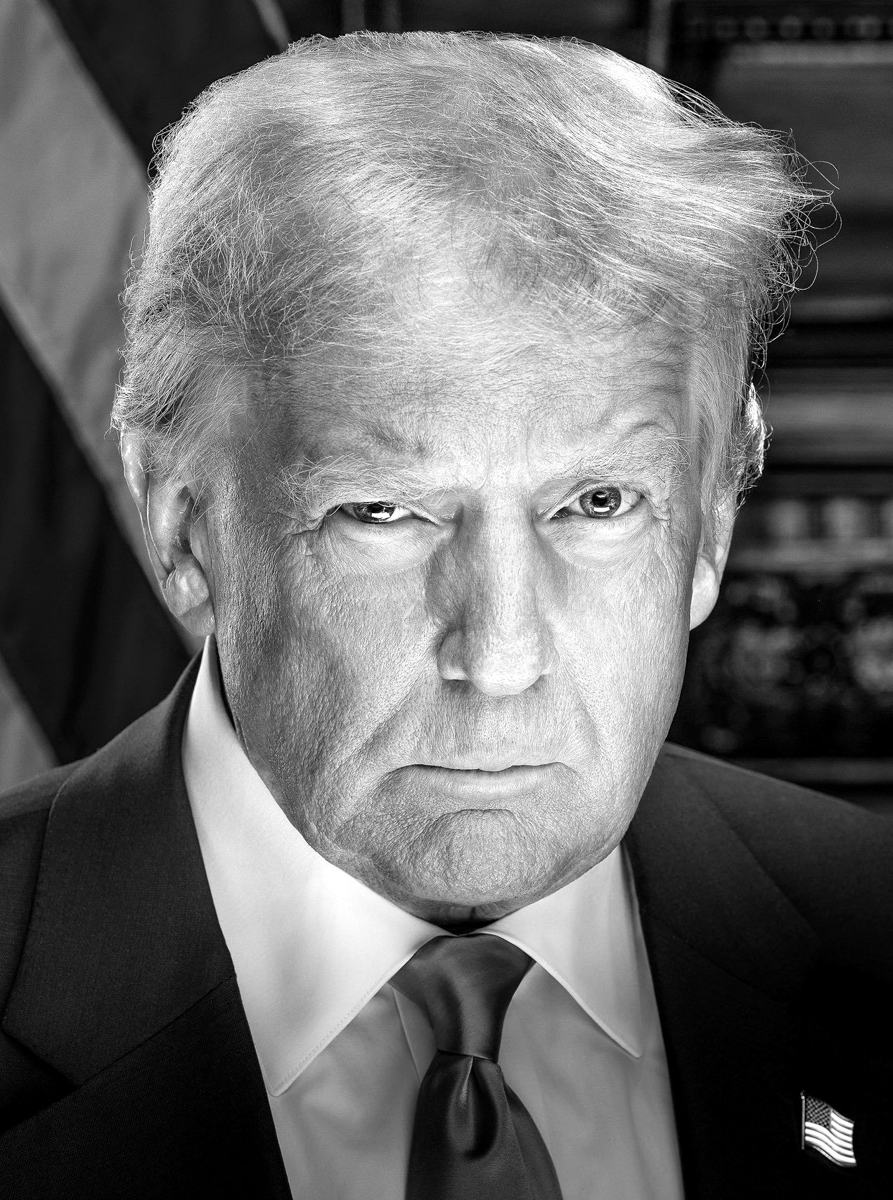 Official 2025 portrait of Donald Trump